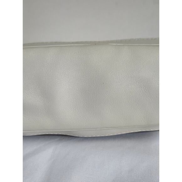 Gucci Web Sherry Line Accessory Pouch Rare Brown Canvas White Leather 92820 - Picture 12 of 15